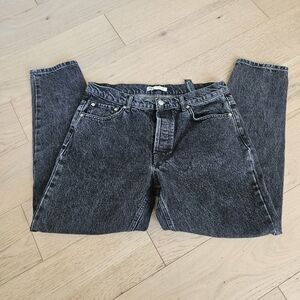 Zara Charcoal Relaxed Fit Jeans